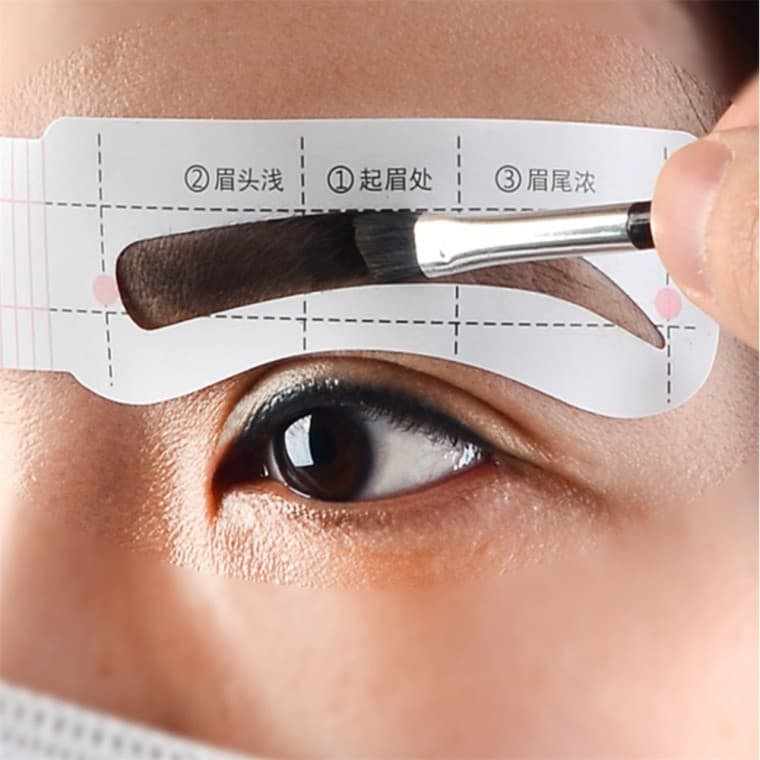 눈썹 스티커 눈썹도장 눈썹연필